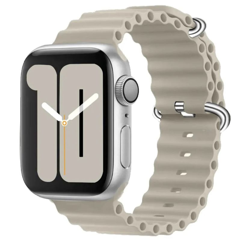 Ocean silicone Band Strap for Smart Watch Ultra 8 7 6 5 4 SE 45mm 49mm 44mm 42mm