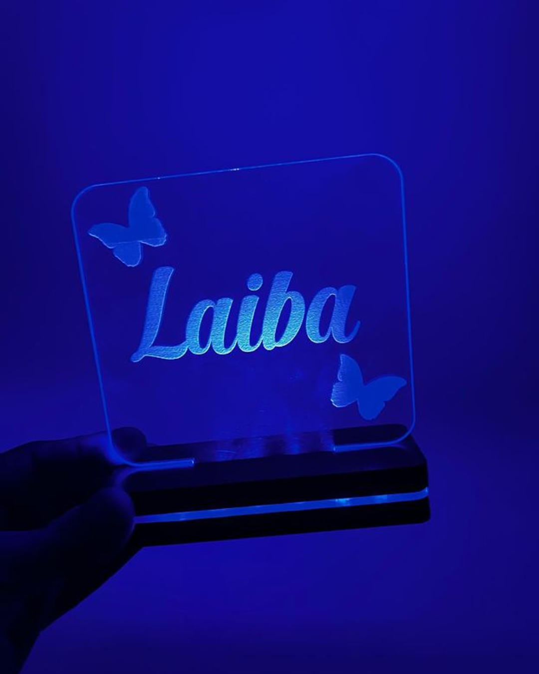 Customized Wedding Acrylic LED Lamp