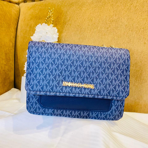 Blue Crossbody Bag – Signature MK Design