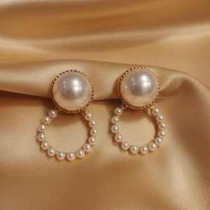 Earrings – Classic Gold & Pearl Statement Jewelry for Women