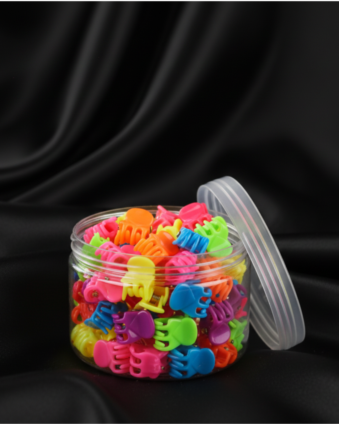 Mini Hair Claw Clips Jar