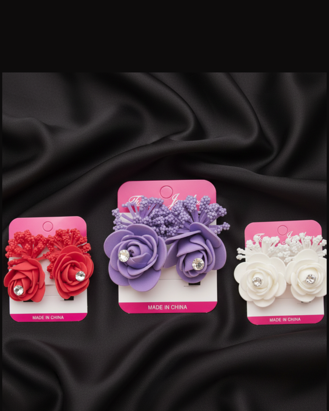 Beautiful Rose Hair Barrette for Girls & Women