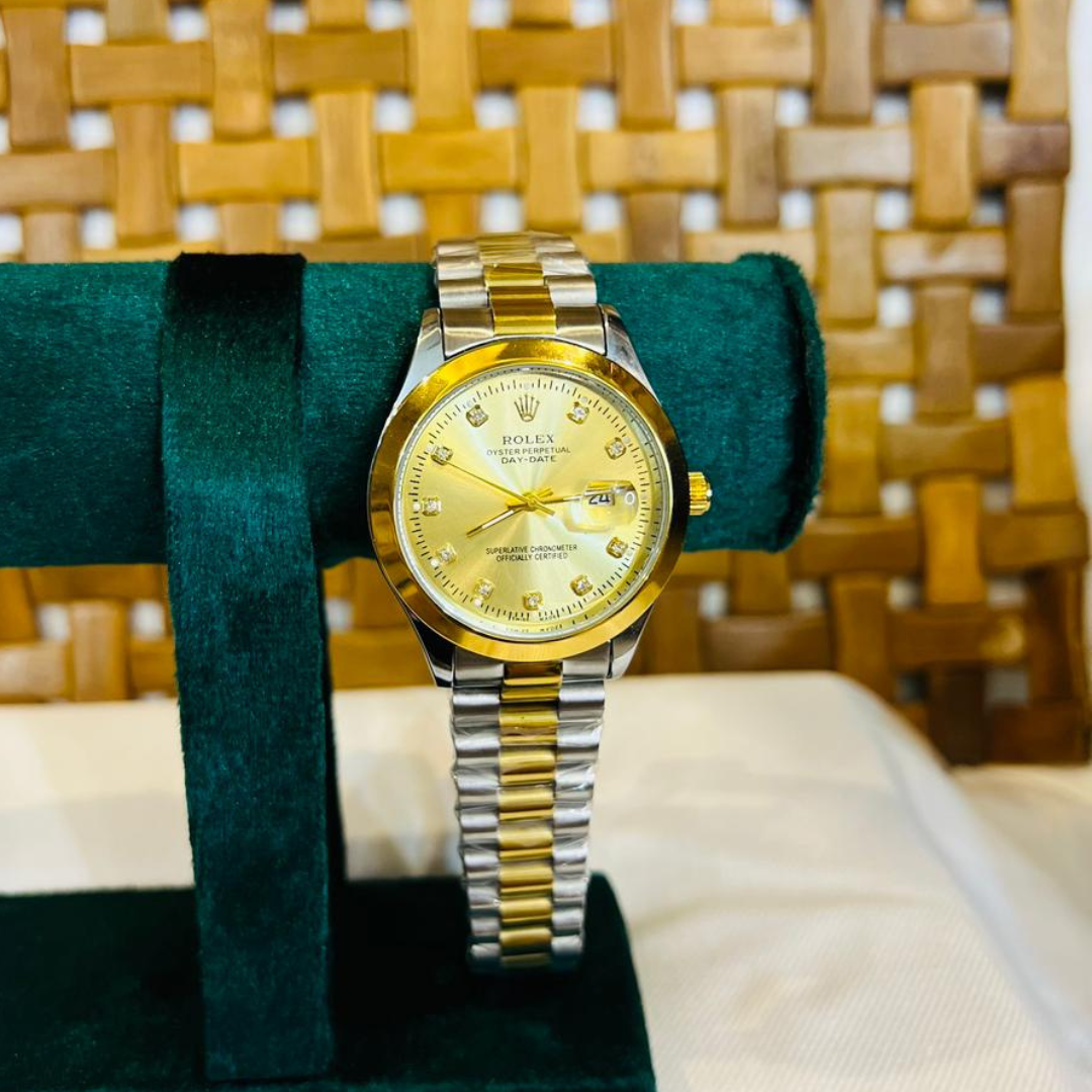 Rolex Oyster  Two Tone Luxury Men's Watch