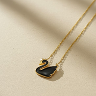 Black Swan Elegance Pendant