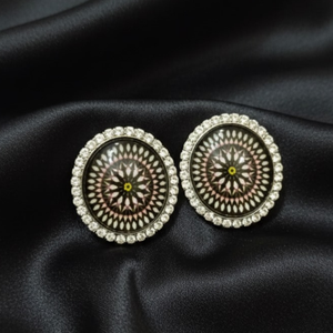 Round Crystal Earrings